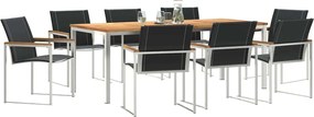 vidaXL Σέτ φαγητού για κήπο 9 pcs