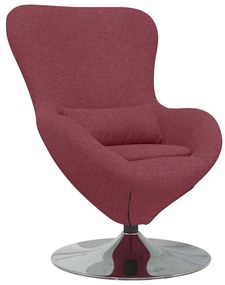 vidaXL Κάθισμα-αυγό Μπορντό 63 x 73 x 90 εκ ύφασμα