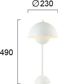 Πορτατίφ Viokef Tulip White 4283300