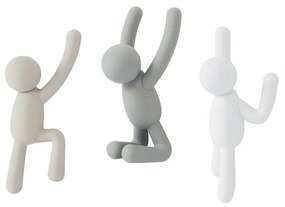 Κρεμάστρα Buddy Hook (3) 318165-023 Asst Grey Umbra Polypropylene