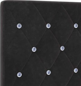 vidaXL Κεφαλάρι Μαύρο 80 cm Βελούδο