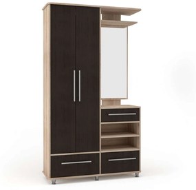 Σετ Εισόδου-Χολ Niagara Sonoma-Wenge SO-NIPBSETSO 113x37.5x198εκ. Mdf