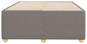 Πλαίσιο Κρεβατιού χωρίς στρώμα Taupe 120x190 εκ. Υφασμάτινο - Μπεζ-Γκρι