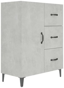 vidaXL Ντουλάπι Γκρι Σκυροδέματος 69,5x34x90 εκ. Επεξεργασμένο Ξύλο