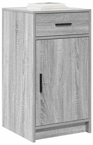 vidaXL Πλαϊνό γραφείο Γκρι sonoma 40 x 40.5 x 75 εκ Επεξεργασμένο ξύλο