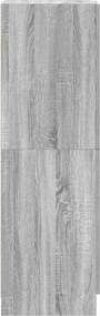 vidaXL Ντουλάπι Κουζίνας Γκρι sonoma 38x41,5x131,5 εκ. Επεξεργ. Ξύλο