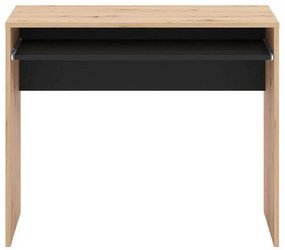 Γραφείο PARIS Artisan Oak - Μαύρο 90x45x74 εκ. 90x45x74 εκ.