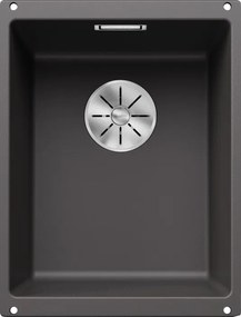 Blanco Subline 320-u - Υποκαθήμενος Νεροχύτης Κουζίνας Γρανίτη 35x46 - Rock Grey