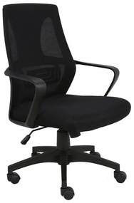 WOODWELL BF2960 Πολυθρόνα Γραφείου Mesh Μαύρο 60x59x93/101cm ΕΟ545,1