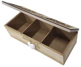 Ξύλινο αποθηκευτικό κουτί M145B - Wooden storage box