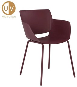 Liberta SEDIA ΚΑΡΕΚΛΑ MADDER BROWN 58x52xH79,5cm 58x52xH79,5cm 27-0212