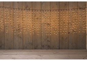 ΦΩΤΑΚΙΑ ΚΟΥΡΤΙΝΑ BULBS 1000 LED/500X50CM ΚΛΑΣΣΙΚΟ ΘΕΡΜΟ 100 STRINGS - 5M ΚΑΛΩΔΙΟ ΜΑΥΡΟ - (5CM SPACING BETWEEN BULBS/STRI