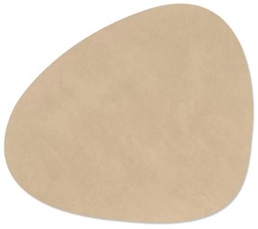 Σουπλά Dinner Mat Curve  Nupo / Ανακ.Δέρμα Μπέζ 37x44 cm LIND DNA