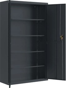 vidaXL Αρχειοθήκη Ανθρακί 105 x 40 x 180 εκ. Ατσάλινη