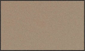 vidaXL Χαλάκι Εξώπορτας Μπεζ και Μαύρο 90 x 150 cm 100% Πολυαμίδιο