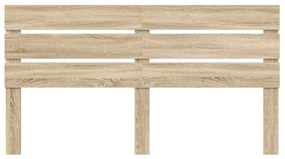vidaXL Κεφαλάρι με κεφαλάρι Δρύς Sonoma 200 cm Επεξεργασμένο ξύλο