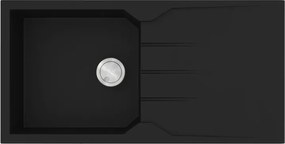 Sanitec Ultra Granite 811 (100x50) - Γρανιτένιος νεροχύτης - Nero