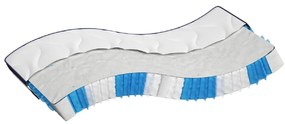 vidaXL Στρώμα με Pocket Springs Μεσαία Σκληρότητα 100x200 εκ.