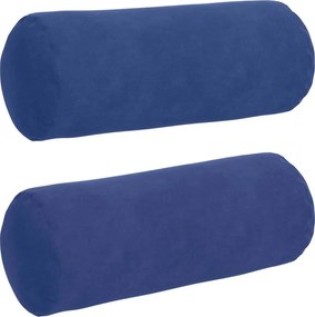 vidaXL Μαξιλάρια Στήριγμα 2 pcs Μπλε Αστυνομίας Ø 15 x 40 εκ
