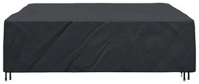 vidaXL Κάλυμμα επίπλων εξωτερικού χώρου Μαύρο 260 x 260 x 90 cm 420D