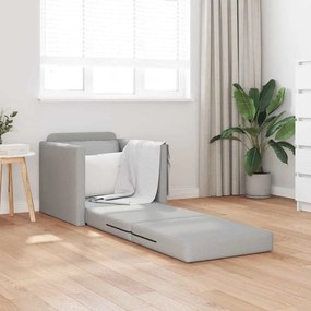 vidaXL Καναπέ-Κρεβάτι Δαπέδου Σκούρο γκρι 74 x 77 x 81 εκ. ύφασμα