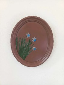 Stewehome οβάλ διακοσμητικό τοίχου από πέτρα 21x17 cm