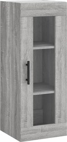 vidaXL Ντουλάπι Τοίχου Γκρι Sonoma 34,5 x 34 x 90 εκ.