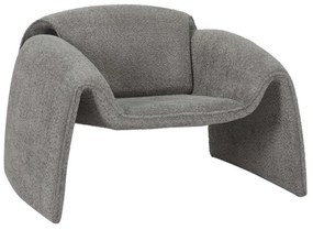 Πολυθρόνα Laforge HM9679.01 100x83x66cm Μεταλλικός Σκελετός Με Ύφασμα Grey Μέταλλο,Ύφασμα