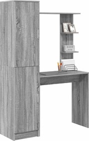 vidaXL Γραφείο 2 pcs Γκρίζο Σονομα