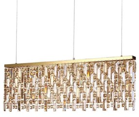 Φωτιστικό Οροφής Elisir 200071 100x48,5/134x5,5cm 8xG9 40W Gold Ideal Lux