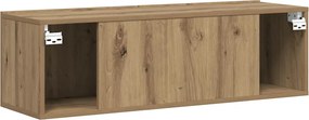 vidaXL Επίτοιχο ντουλάπι τηλεόρασης Artisan Oak 80x30x30 cm