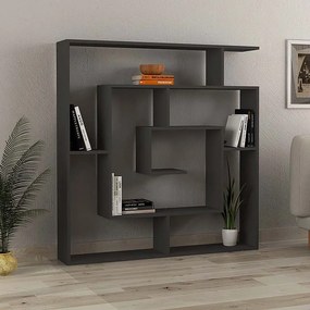 ΒΙΒΛΙΟΘΗΚΗ LABIRENT MEGAPAP ΧΡΩΜΑ ΑΝΘΡΑΚΙ 125X22X129ΕΚ.