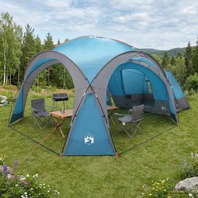 vidaXL Πορτοκαλί Σκηνή Μπλε 410 x 410 x 250 εκ Πολυεστέρας και Χάλυβας