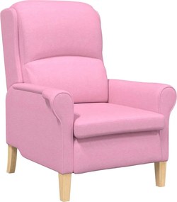 vidaXL Πολυθρόνα Ροζ 76 x 94 x 102 εκ. ύφασμα