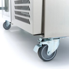 Counter Fridge - 223cm - 4 Glass Doors