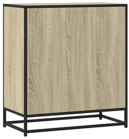 vidaXL Sideboard Sonoma Oak 68x35x76cm Κατασκευασμένο ξύλο και μέταλλο