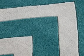 Χαλί DKD Home Decor 160 x 230 x 2 cm πολυεστέρας Ζιγκ-ζαγκ Δίχρωμα