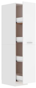 vidaXL Συρταριέρα Γενικής Χρήσης Λευκή 30 x 42,5 x 150 εκ. Μοριοσανίδα