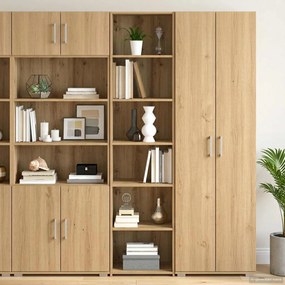 vidaXL Πλαϊνό γραφείο Artisan Δρυς 45 x 41 x 185 εκ.
