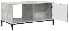 vidaXL Τραπεζάκι σαλονιού Γκρι σκυροδέματος 90 x 49 x 46 εκ.