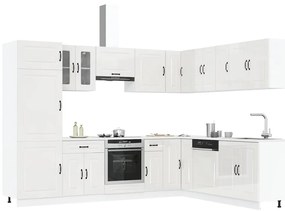 vidaXL Σετ Ντουλάπια Κουζίνας 14 Τεμαχίων Kalmar Επεξεργασμένο Ξύλο