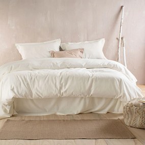 Πάπλωμα Whisper (Σετ 3τμχ) Ecru Ρυθμός Υπέρδιπλo 230x260cm 100% Βαμβάκι