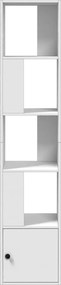 vidaXL Βιβλιοθήκη Λευκή 40x36x189 εκ. από Επεξεργασμένο Ξύλο