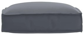vidaXL Μαξιλάρι παλέτας για κάθισμα Ανθρακί 50 x 50 x 12 cm