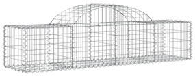 vidaXL Συρματοκιβώτια Τοξωτά 20 τεμ. 200x50x40/60 εκ. Γαλβαν. Ατσάλι