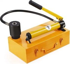 VEVOR 15 Ton Hydraulic Knockout Punch Driver Kit Hole Tool 12,7mm-101,6mm with 10 Die