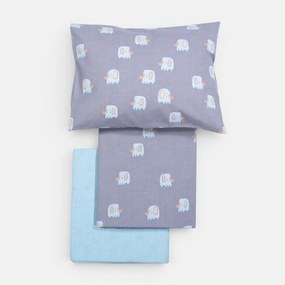 Σεντόνια Κούνιας (Σετ) Nef-Nef Homeware Baby Elephants 26