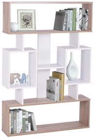 Βιβλιοθήκη Chandler 90x19.5x130 Λευκή
