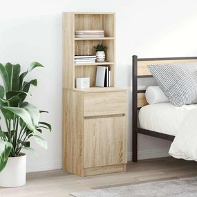 VidaXL Κομοδίνο Sonoma Δρυς 39x35x125 εκ. από Επεξεργασμένο Ξύλο