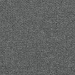 vidaXL Πάγκος Σκούρο Γκρι 110x76x80 εκ. Υφασμάτινος